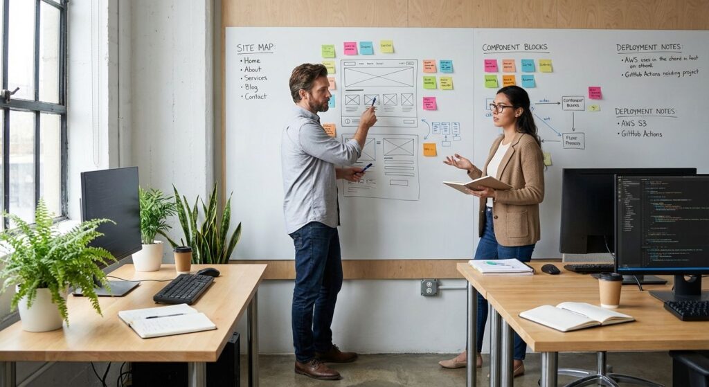 Desenvolvimento de site com IA: guia completo